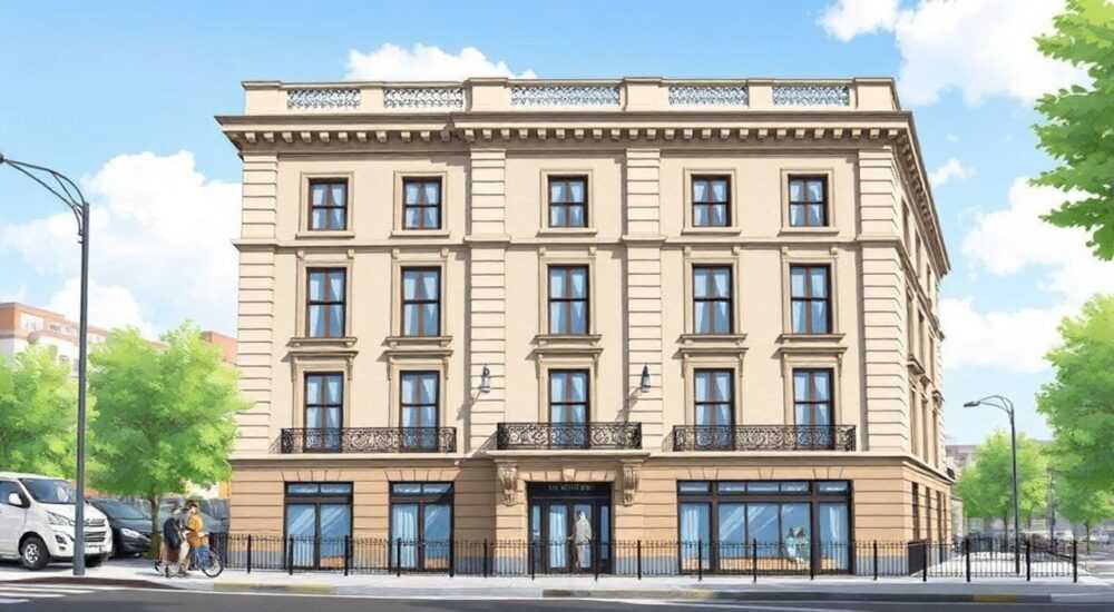 Когда на непокоренных 74 ремонт фасада