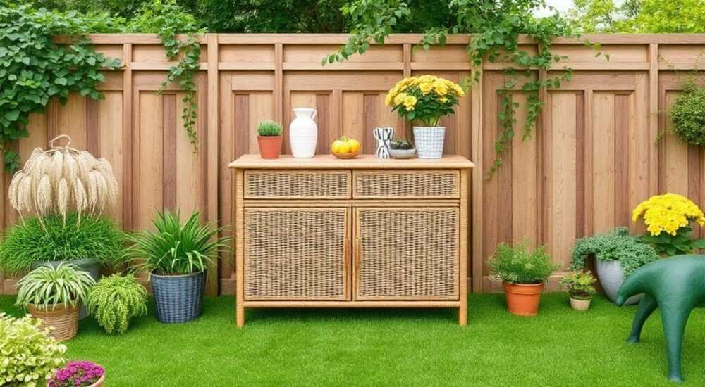 Комоды для сада из ротанга как выбрать