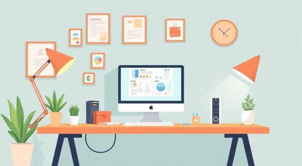 Компьютерный стол идеальное решение для людей которые не любят держать вещи