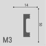 Молдинг XPS POLYMER М 3 50/14