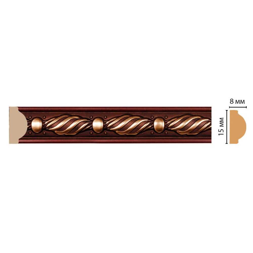 Молдинг DECOMASTER 130-52 ДМ 15*8*2400 мм Молдинг DECOMASTER 130-52 ДМ 15*8*2400 мм