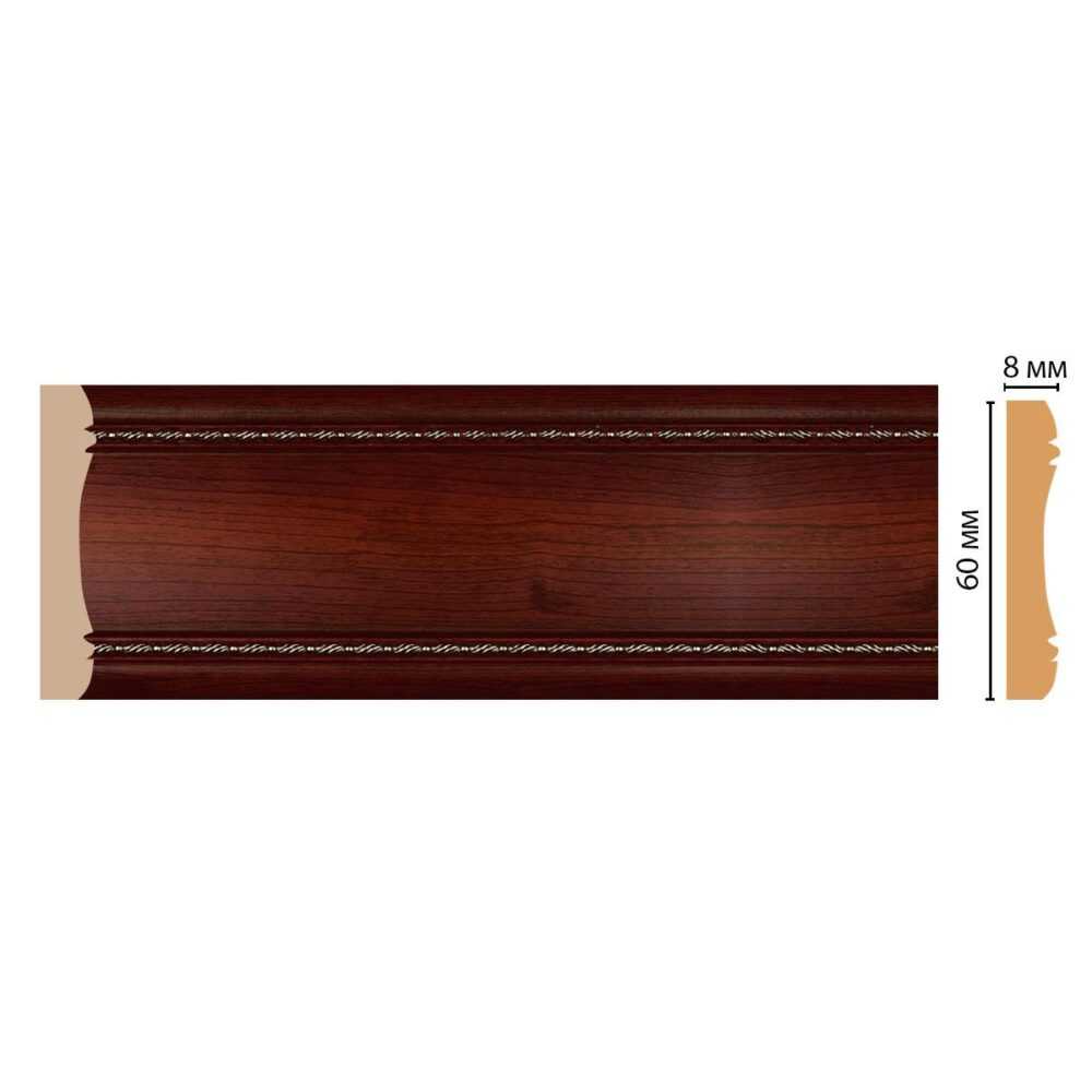 Молдинг DECOMASTER 185-52 60*8*2400 мм Молдинг DECOMASTER 185-52 60*8*2400 мм