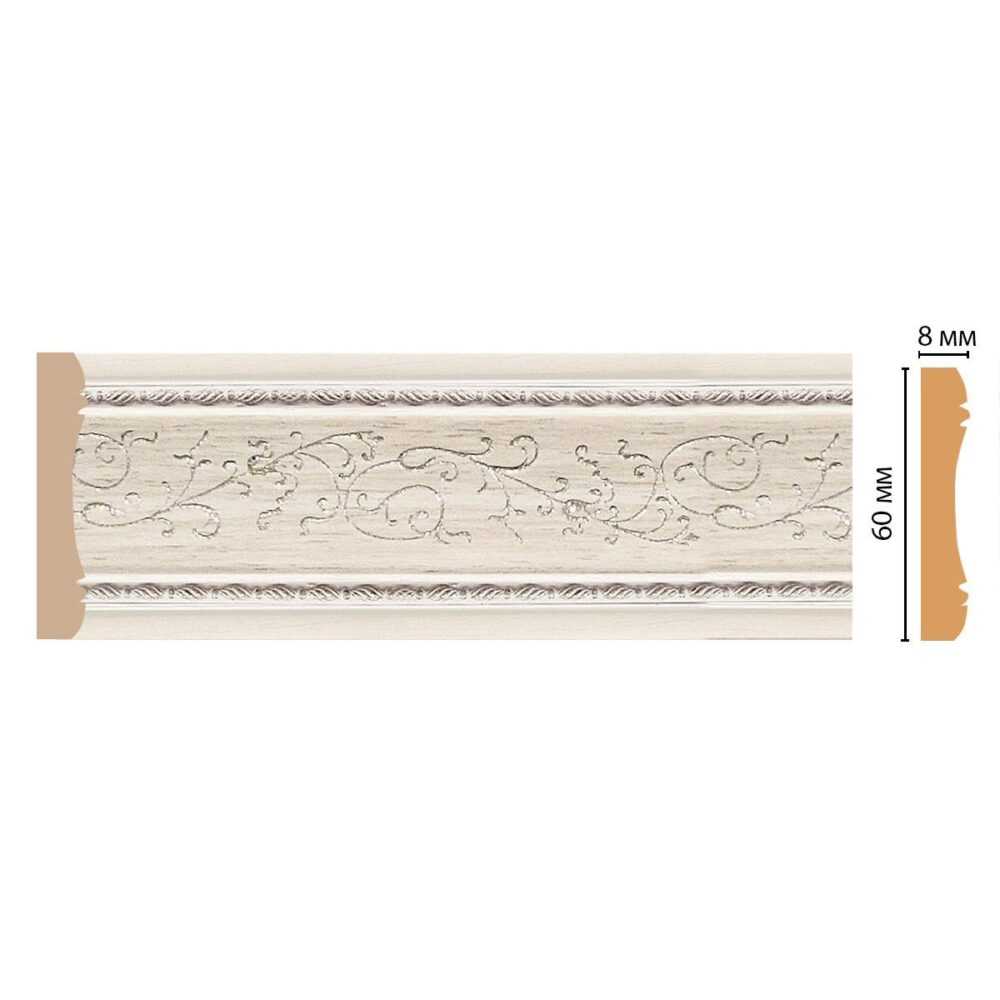 Молдинг DECOMASTER 186-14 60*8*2400 мм Молдинг DECOMASTER 186-14 60*8*2400 мм