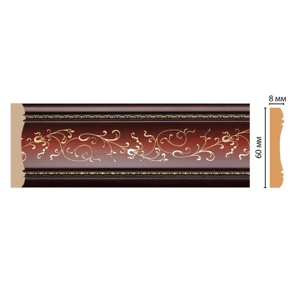Молдинг DECOMASTER 186-52 60*8*2400 мм Молдинг DECOMASTER 186-52 60*8*2400 мм