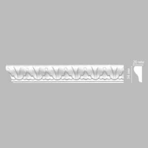 Молдинг с рисунком DECOMASTER 98031F гибкий 34*20*2400 мм