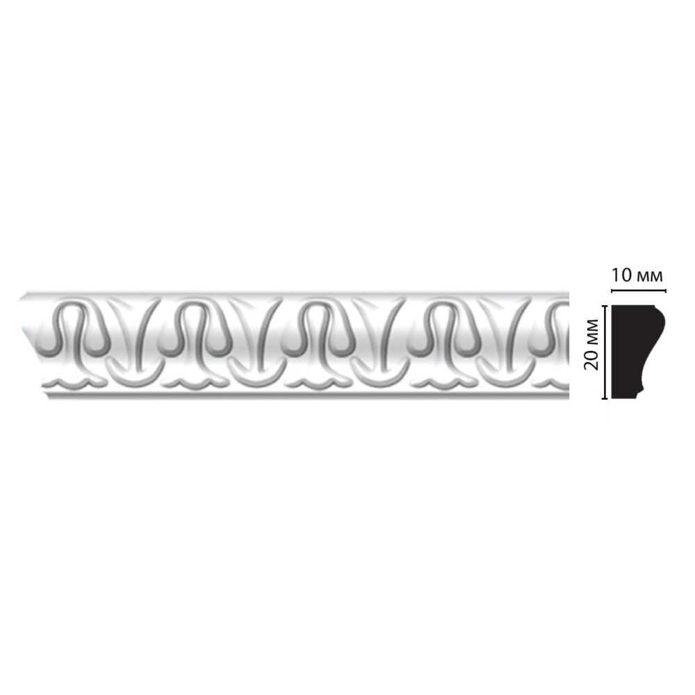 Молдинг с рисунком DECOMASTER D103BДМ 20*10*2000 мм Молдинг с рисунком DECOMASTER D103BДМ 20*10*2000 мм