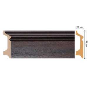 Плинтус напольный DECOMASTER D122-438AДМ 78*21*2400 мм