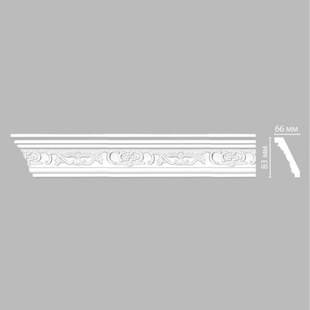 Плинтус потолочный с рисунком DECOMASTER 95036F гибкий 83*66*2400 мм Плинтус потолочный с рисунком DECOMASTER 95036F гибкий 83*66*2400 мм