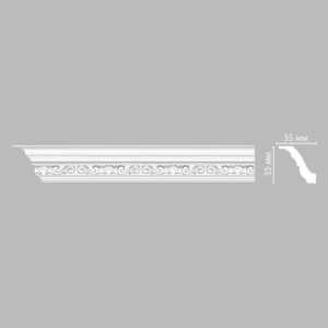 Плинтус потолочный с рисунком DECOMASTER 95842F 35*35*2400 мм