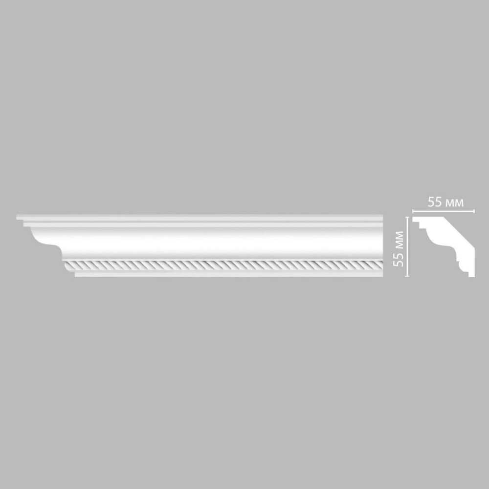 Плинтус потолочный с рисунком DECOMASTER DT-138F гибкий 55*55*2400 мм Плинтус потолочный с рисунком DECOMASTER DT-138F гибкий 55*55*2400 мм