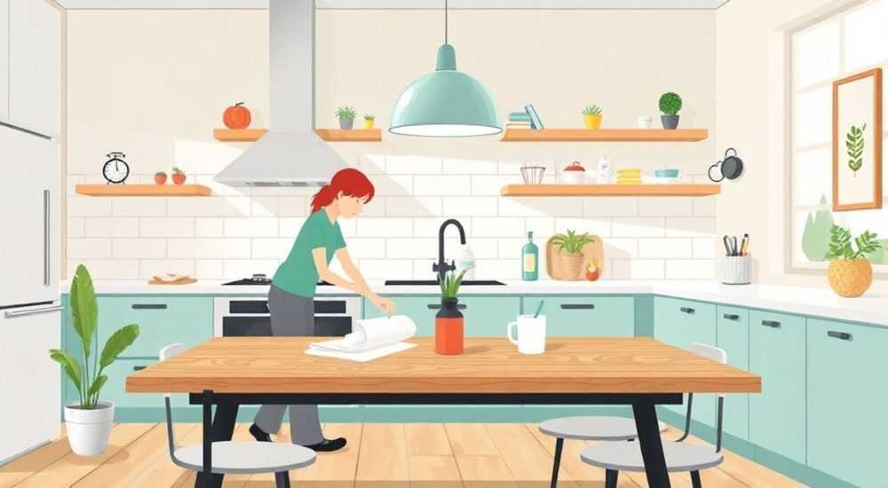 Почему нельзя бумагой вытирать стол кухонный стол
