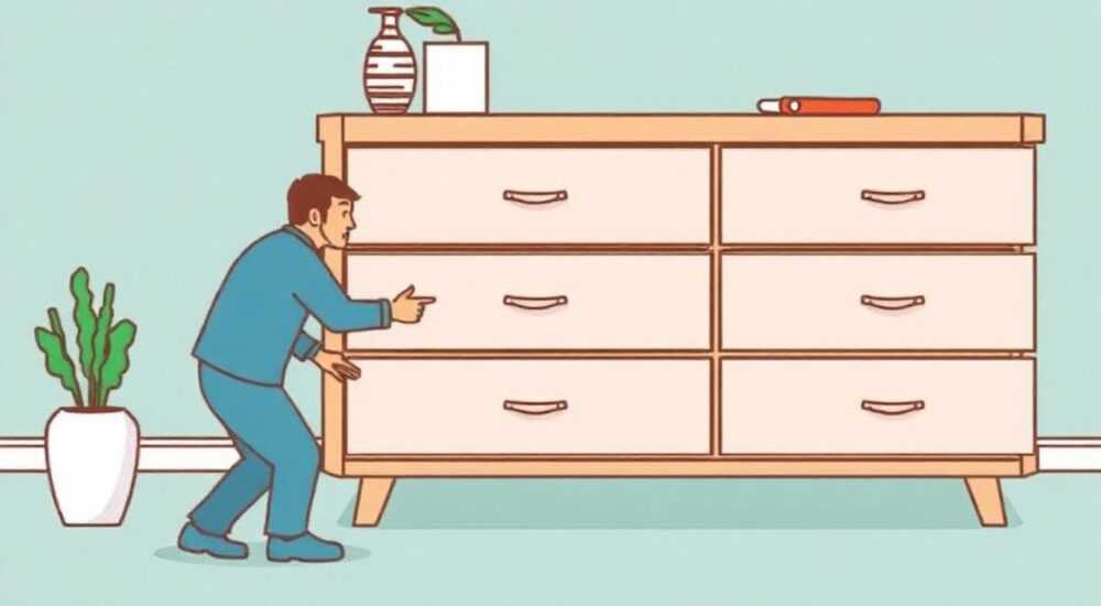 Почему ящики комода сами выезжают как починить