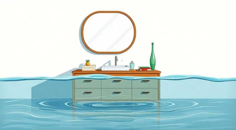 Разбух комод от воды что делать