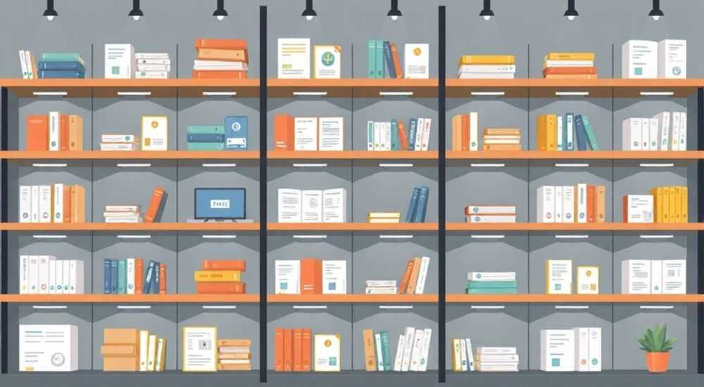 В библиотеке 16 стеллажей в каждом стеллаже 8 полок какое количество информации несет сообщение