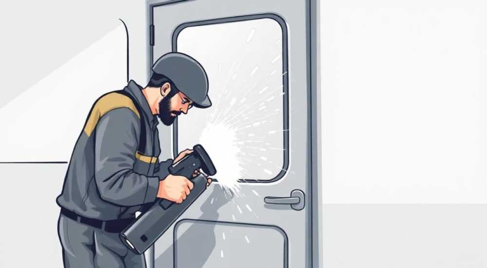 Вмятина в межкомнатной двери как исправить
