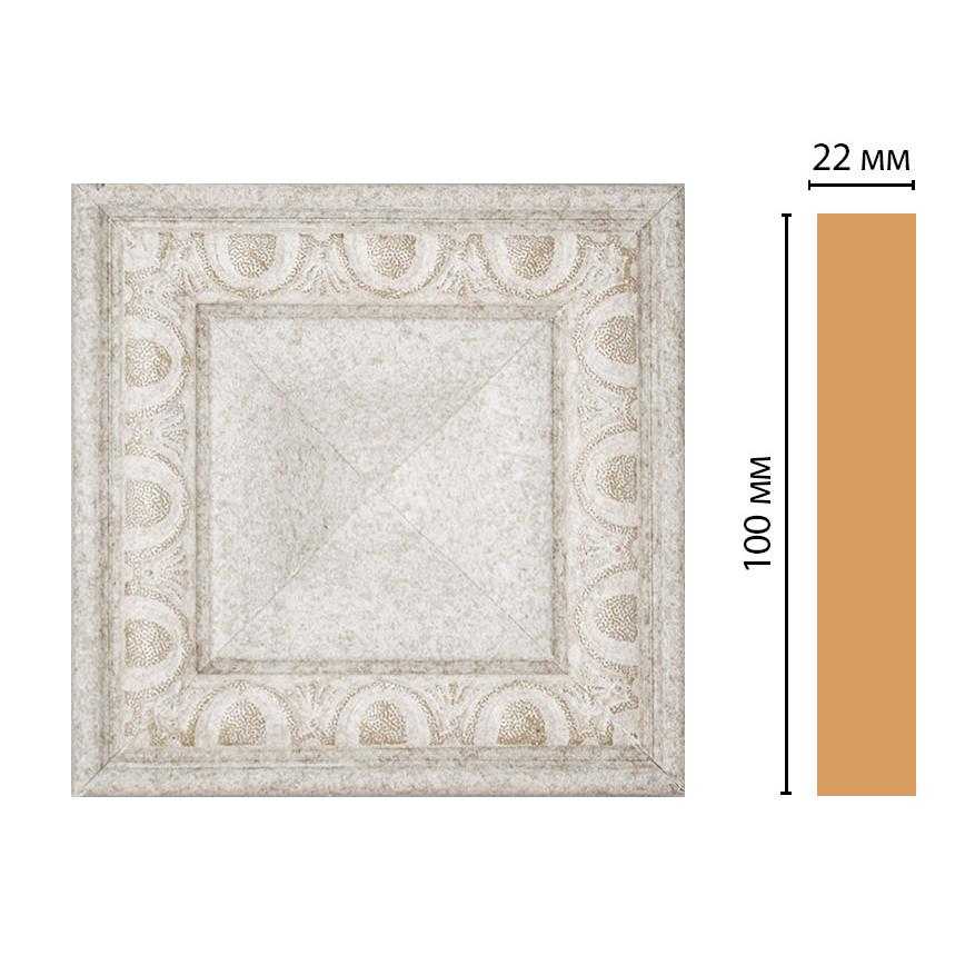 Вставка цветная DECOMASTER D207-19D 100*100*22 мм Вставка цветная DECOMASTER D207-19D 100*100*22 мм