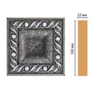 Вставка цветная DECOMASTER D207-44 100*100*22 мм