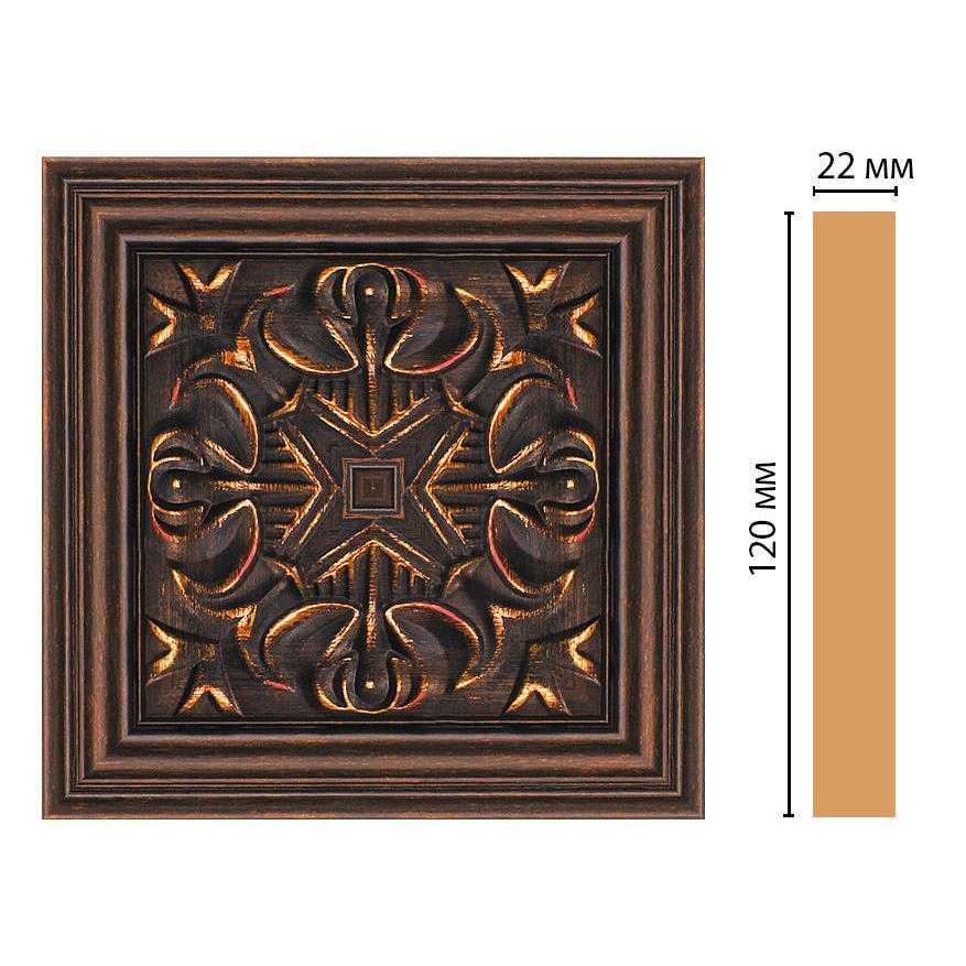 Вставка цветная DECOMASTER D208-966 120*120*22 мм Вставка цветная DECOMASTER D208-966 120*120*22 мм