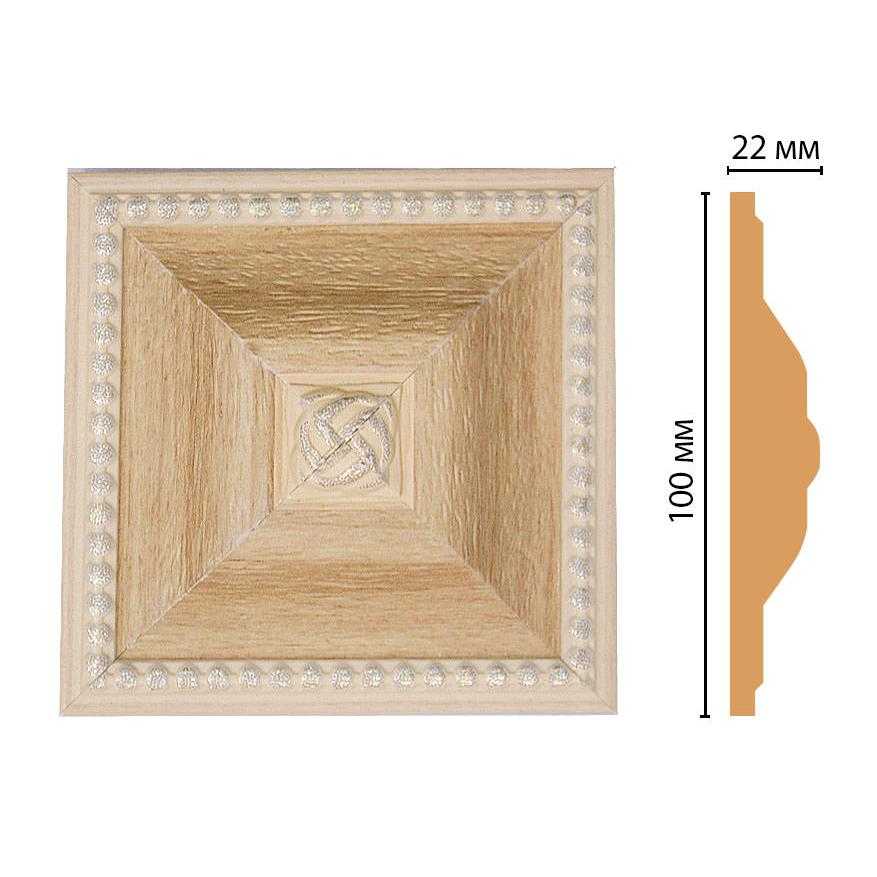 Вставка цветная DECOMASTER D209-11 100*100*22 мм Вставка цветная DECOMASTER D209-11 100*100*22 мм