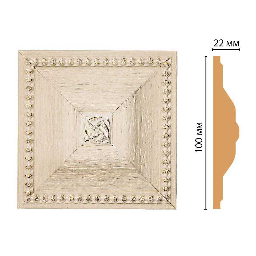 Вставка цветная DECOMASTER D209-13 100*100*22 мм Вставка цветная DECOMASTER D209-13 100*100*22 мм