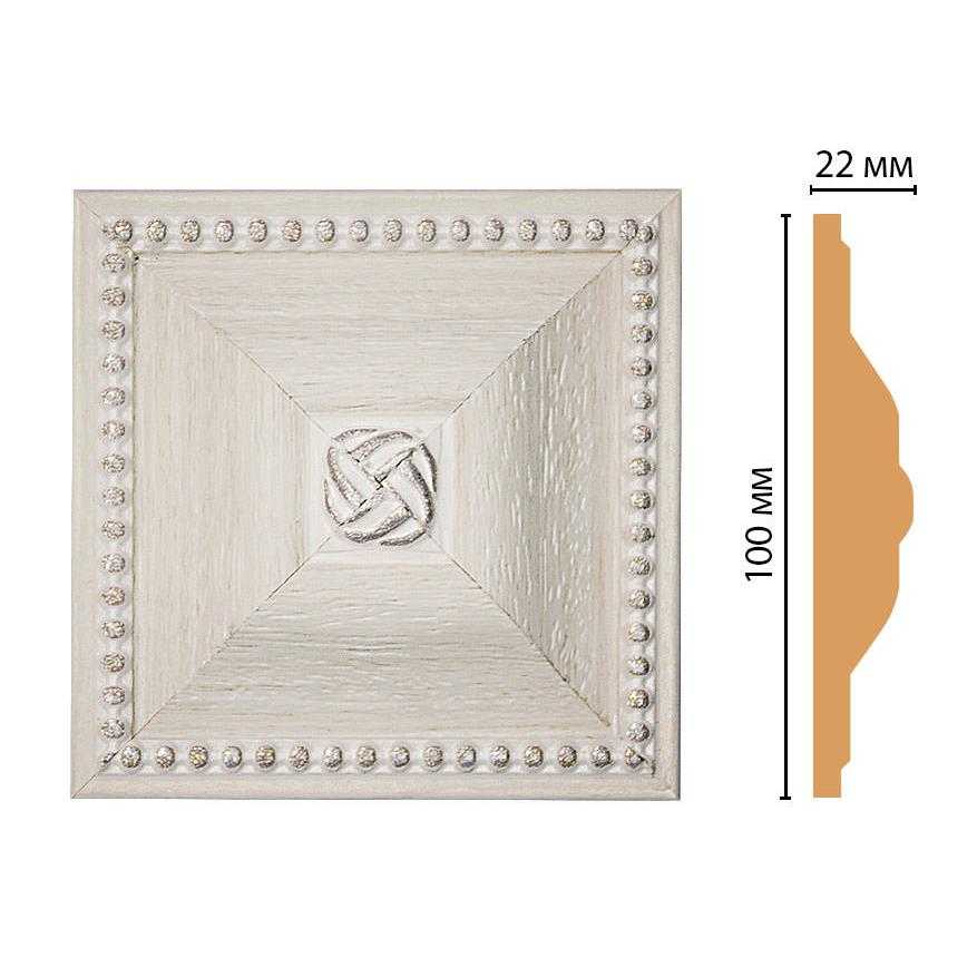 Вставка цветная DECOMASTER D209-14 100*100*22 мм Вставка цветная DECOMASTER D209-14 100*100*22 мм