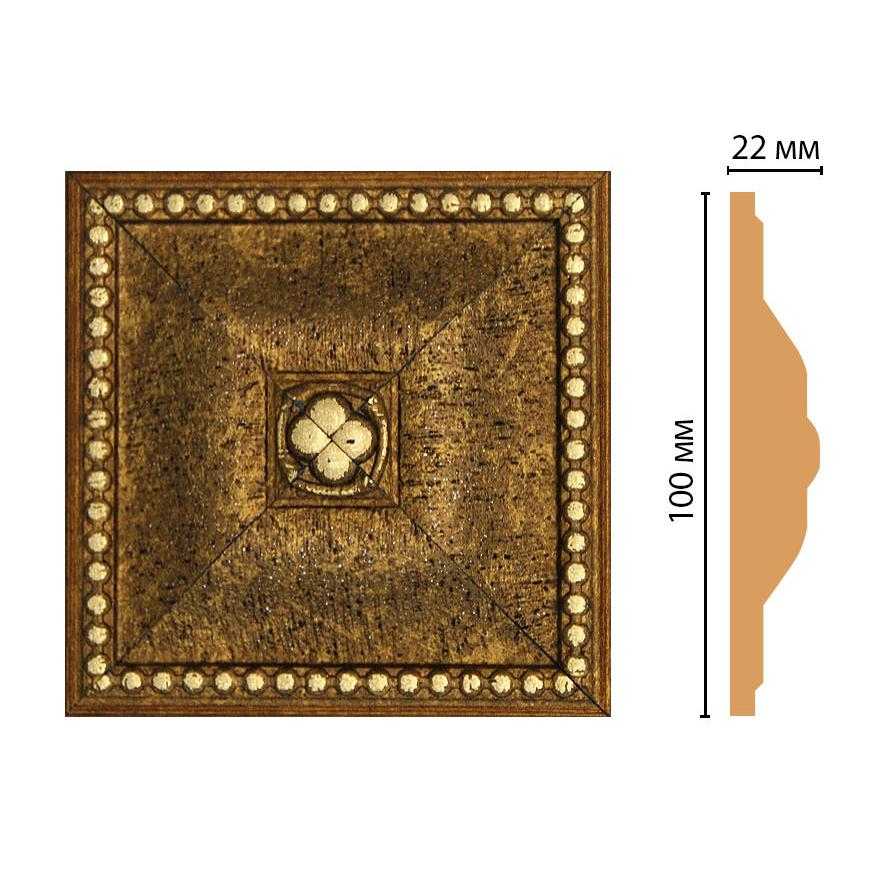 Вставка цветная DECOMASTER D209-43 100*100*22 мм Вставка цветная DECOMASTER D209-43 100*100*22 мм
