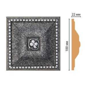 Вставка цветная DECOMASTER D209-44 100*100*22 мм