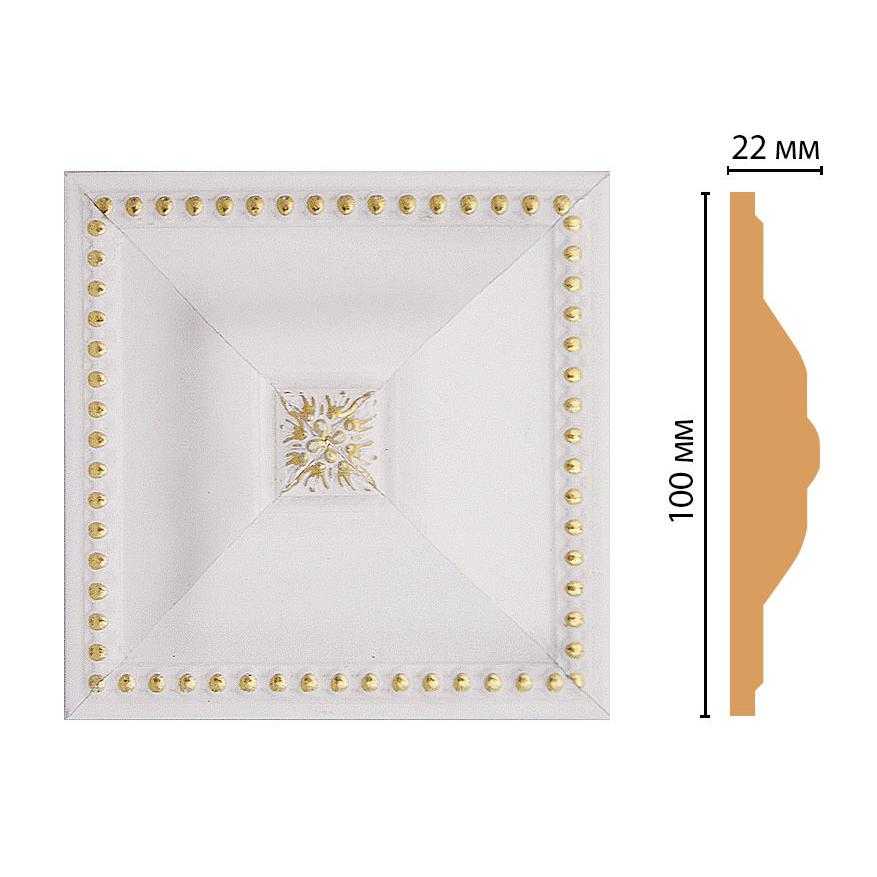 Вставка цветная DECOMASTER D209-54 100*100*22 мм Вставка цветная DECOMASTER D209-54 100*100*22 мм