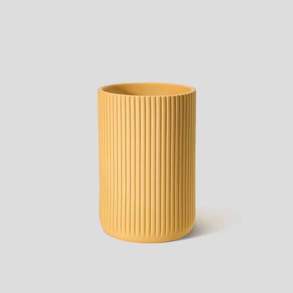 Ваза Strips Wide - Banana cream (Shapes & Shades) Ваза Strips Wide - Banana cream (Shapes & Shades)