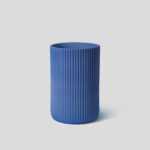 Ваза Strips Wide — Mykonos blue (Shapes & Shades)