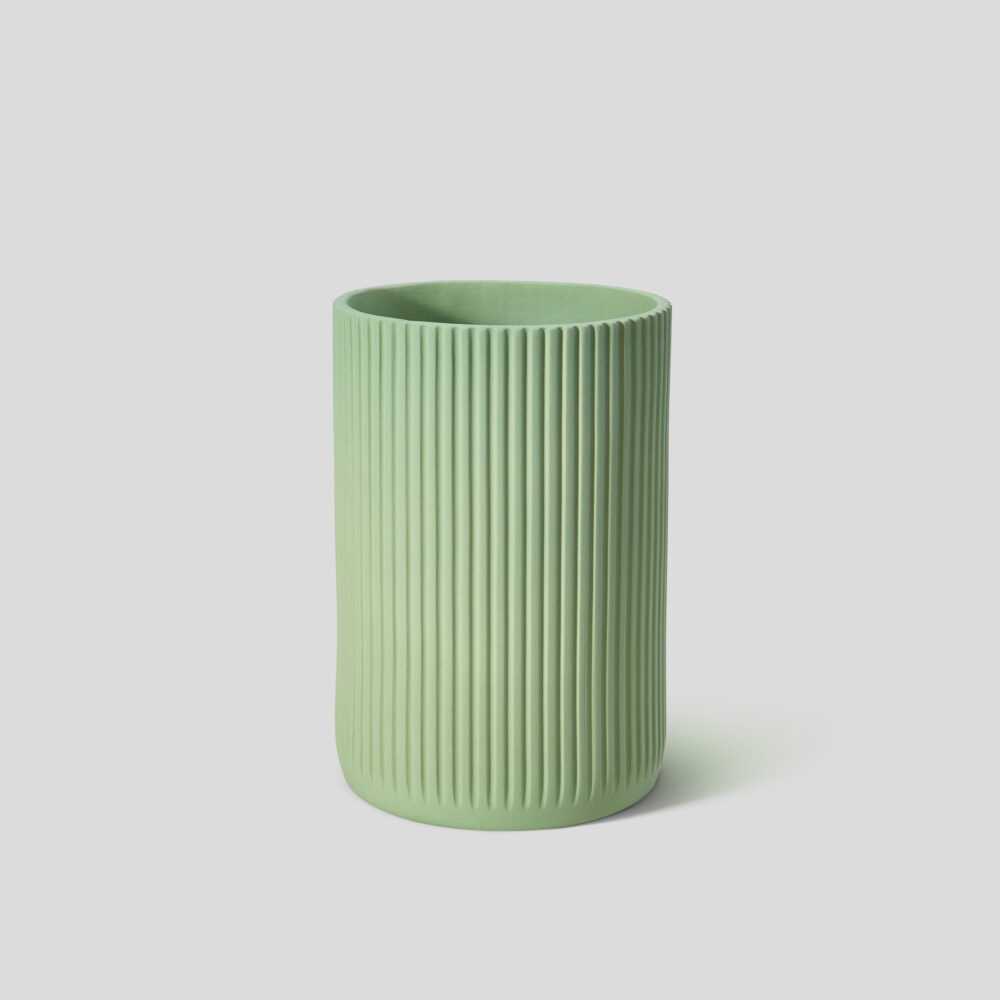 Ваза Strips Wide - Sap Green (Shapes & Shades) Ваза Strips Wide - Sap Green (Shapes & Shades)