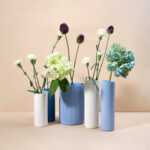 Ваза Smooth Medium — Mykonos blue (Shapes & Shades)