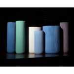 Ваза Strips Tall — Mykonos blue (Shapes & Shades)