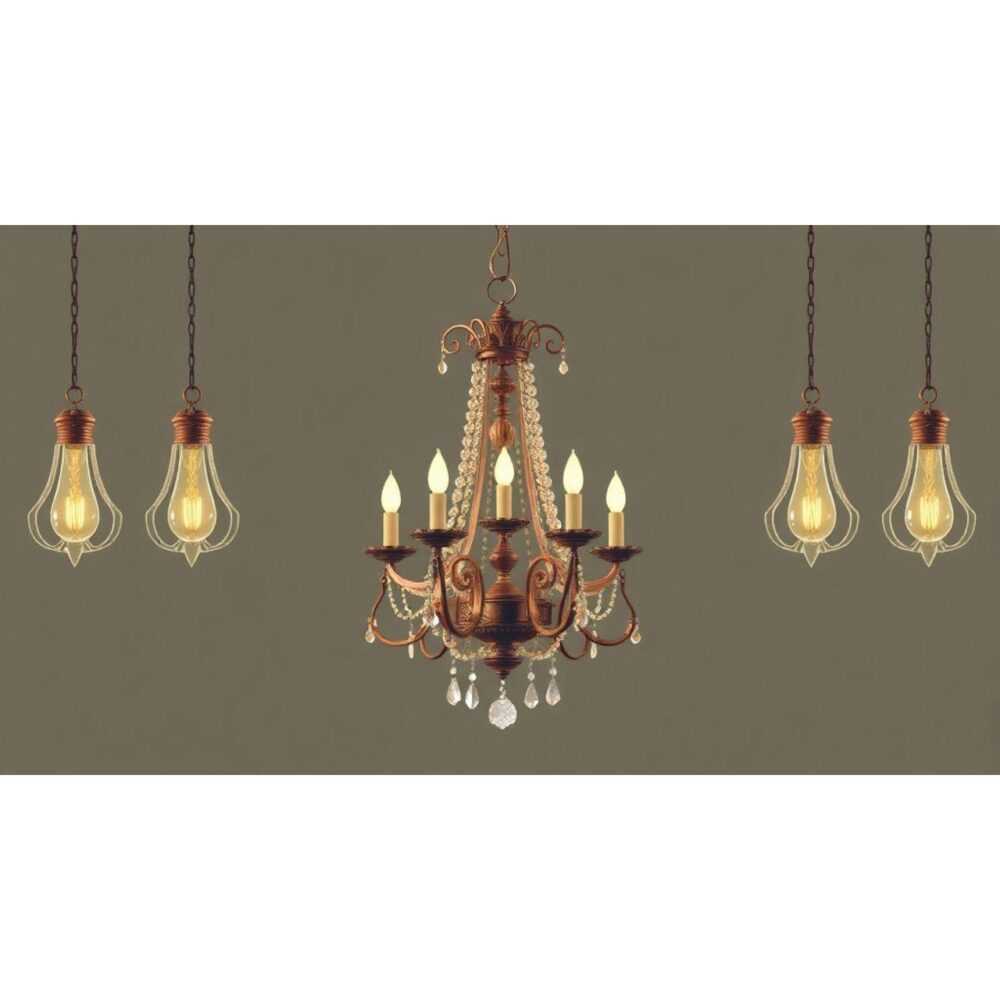 Что сделать со старой люстрой