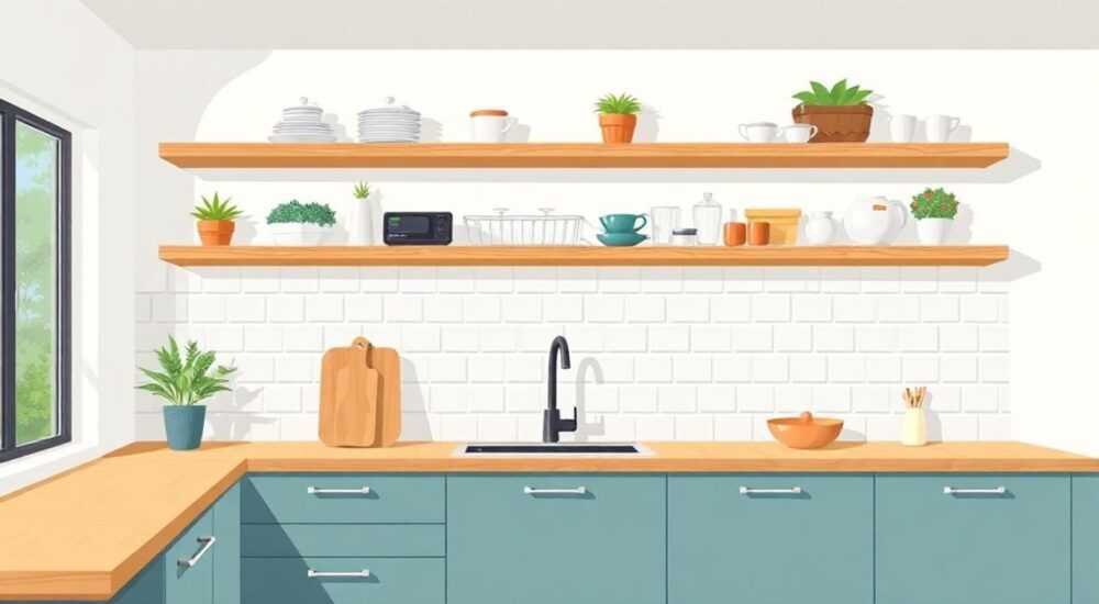 Где купить недорогие стеллажи для кухни