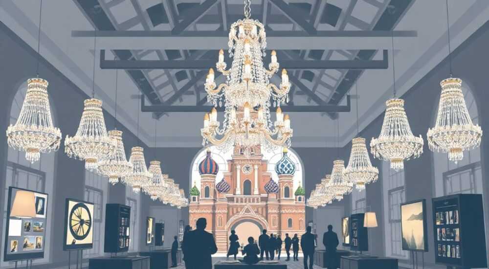 Где посмотреть люстры в живую в москве