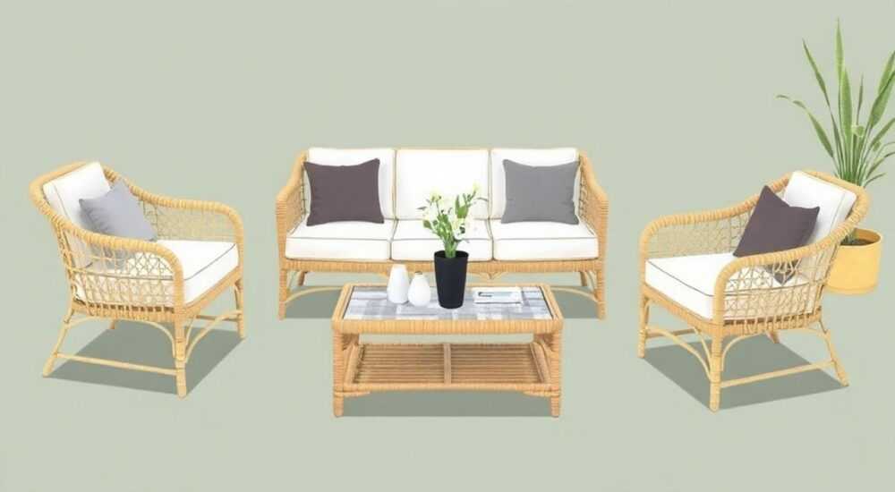 Из чего делают каркас для мебели из искусственного ротанга