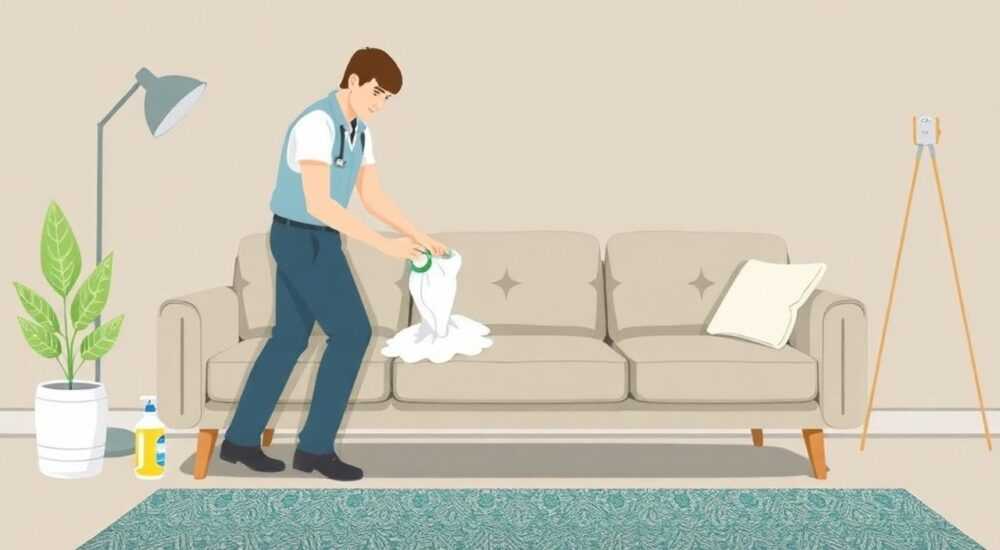 Как чистить мягкую мебель из велюра