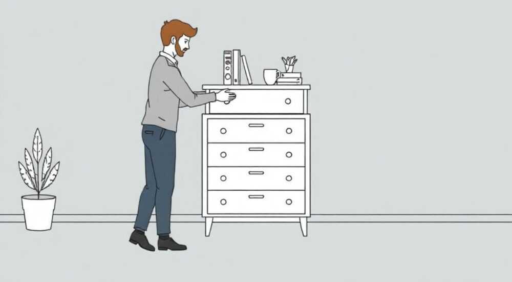 Как крепить комод ikea
