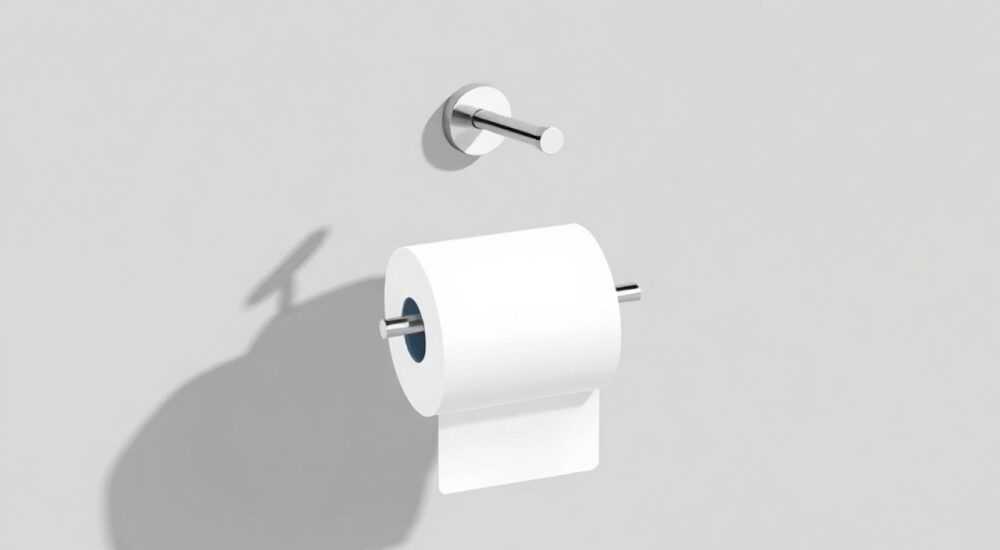 Как крепится держатель для туалетной бумаги к стене