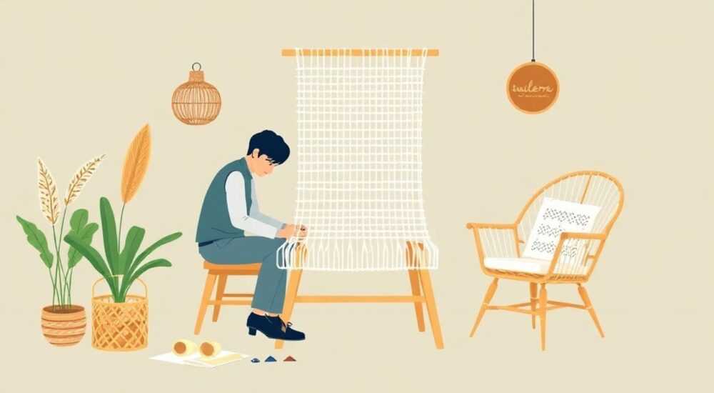 Как научиться плести из ротанга мебель