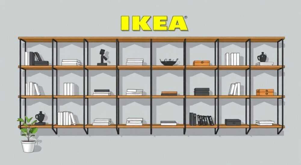 Как называется стеллаж в икее с квадратными ячейками