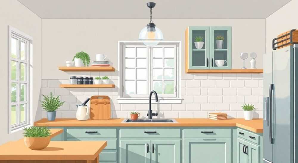 Как освежить старый кухонный гарнитур своими руками