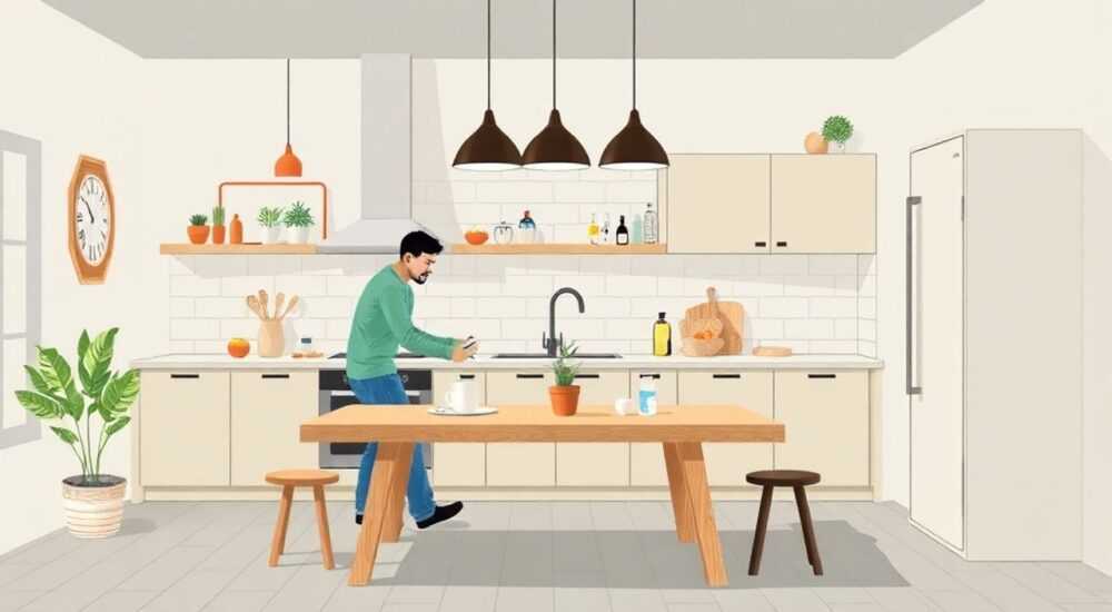 Как отремонтировать кухонный стол своими руками