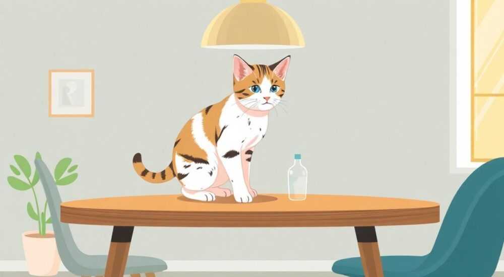 Как отучить котенка залезать на обеденный стол