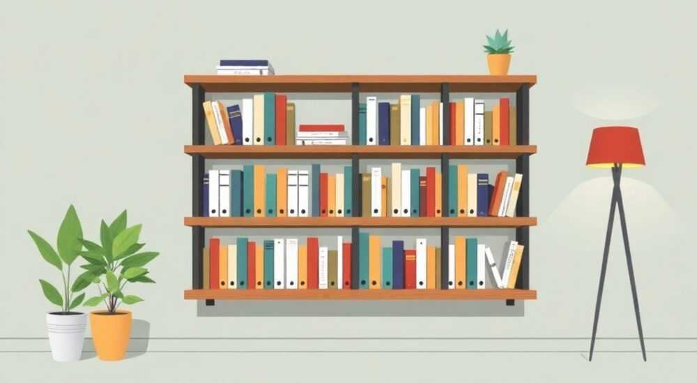 Как переделать книжный шкаф в стеллаж