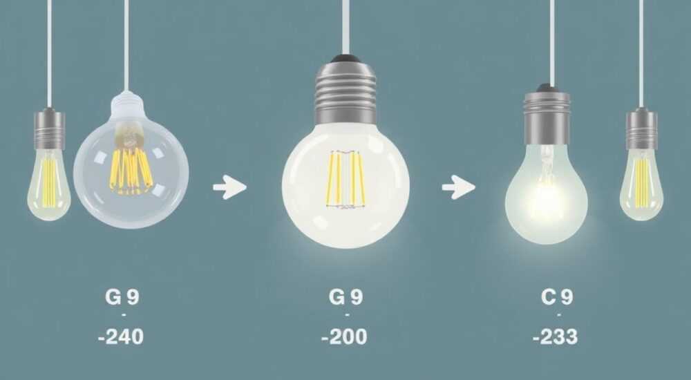 Как переделать светильники с g9 на e14