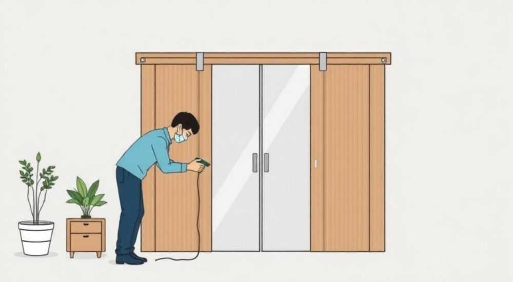 Как починить шкаф купе двери петли