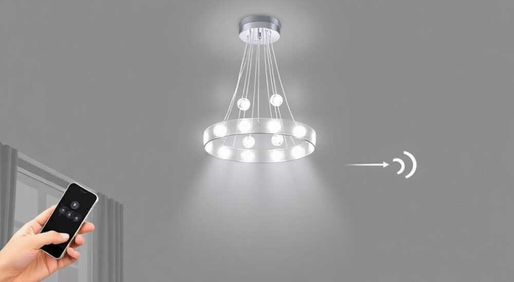 Как подключить led люстру с пультом