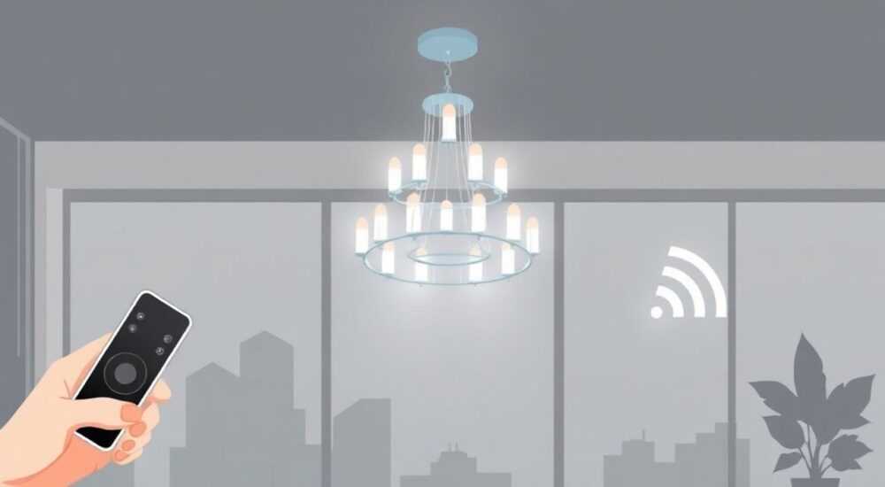 Как подключить пульт к люстре ledcity